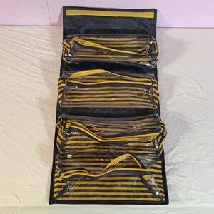 SM New York Blue and Yellow Striped Organizer